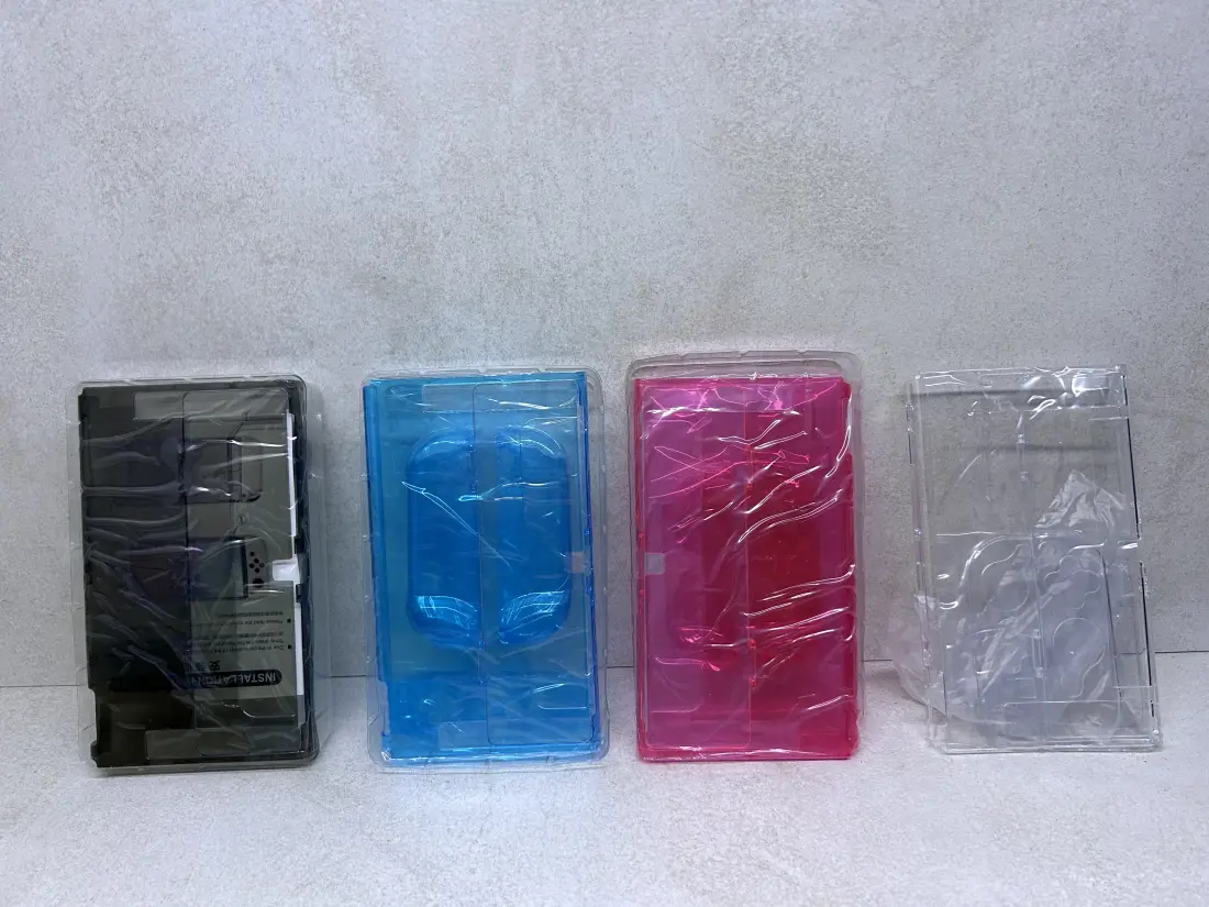 Nintendo Switch OLED > Transparent Case Silicon / 4 boje