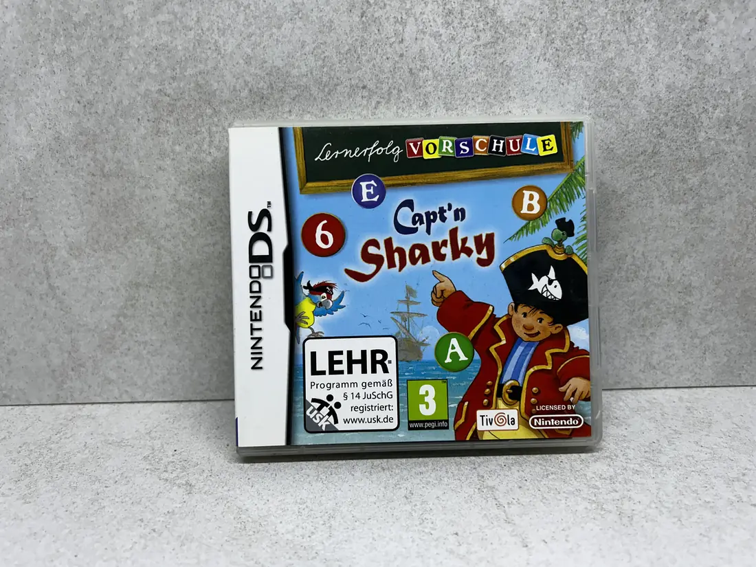 Captain Sharky Lernerfolg Preschool - Nintendo DS igra
