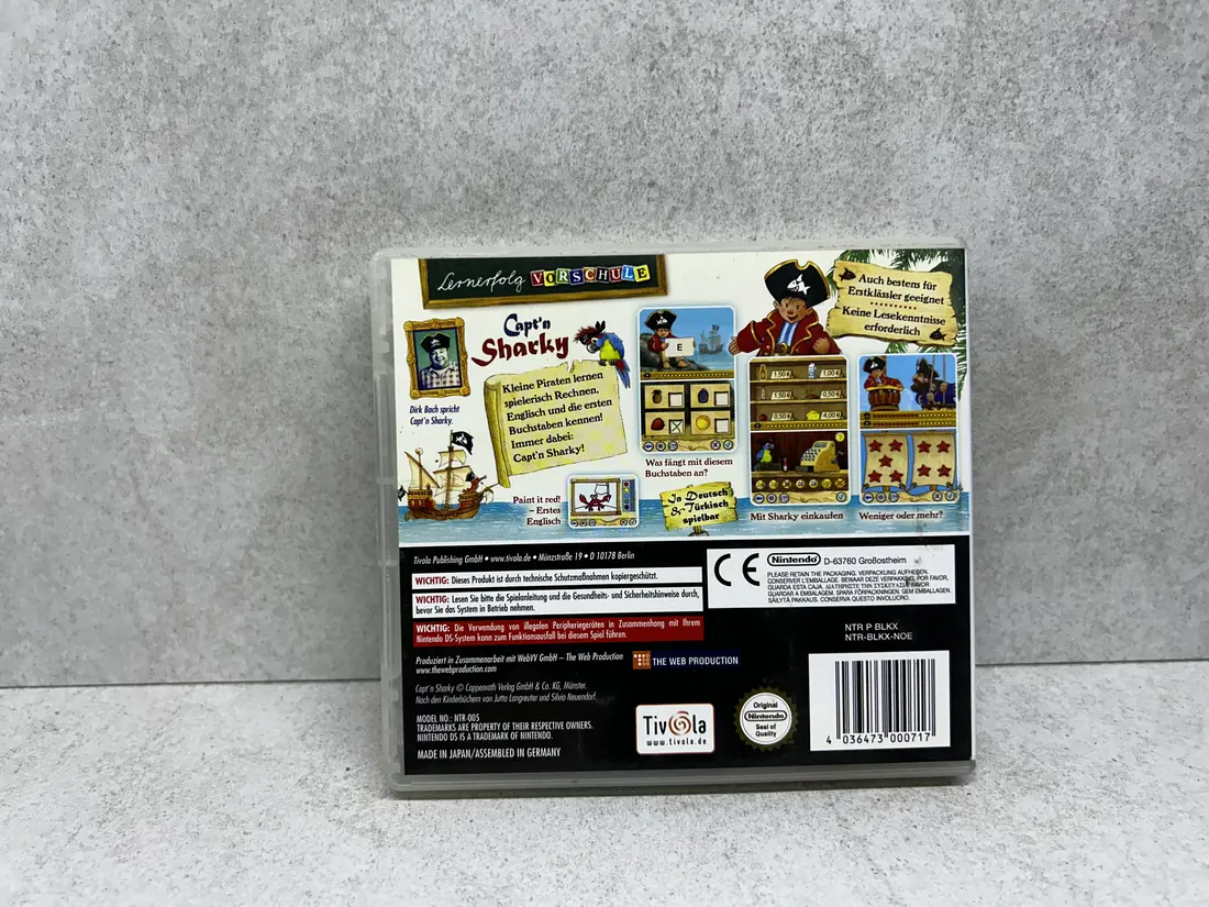 Captain Sharky Lernerfolg Preschool - Nintendo DS igra