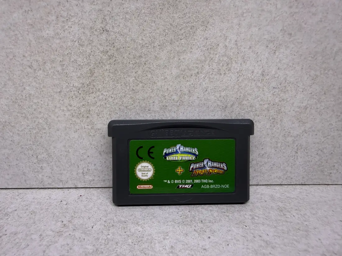 Power Rangers Ninja Storm + Time Force - Game Boy Advance igra