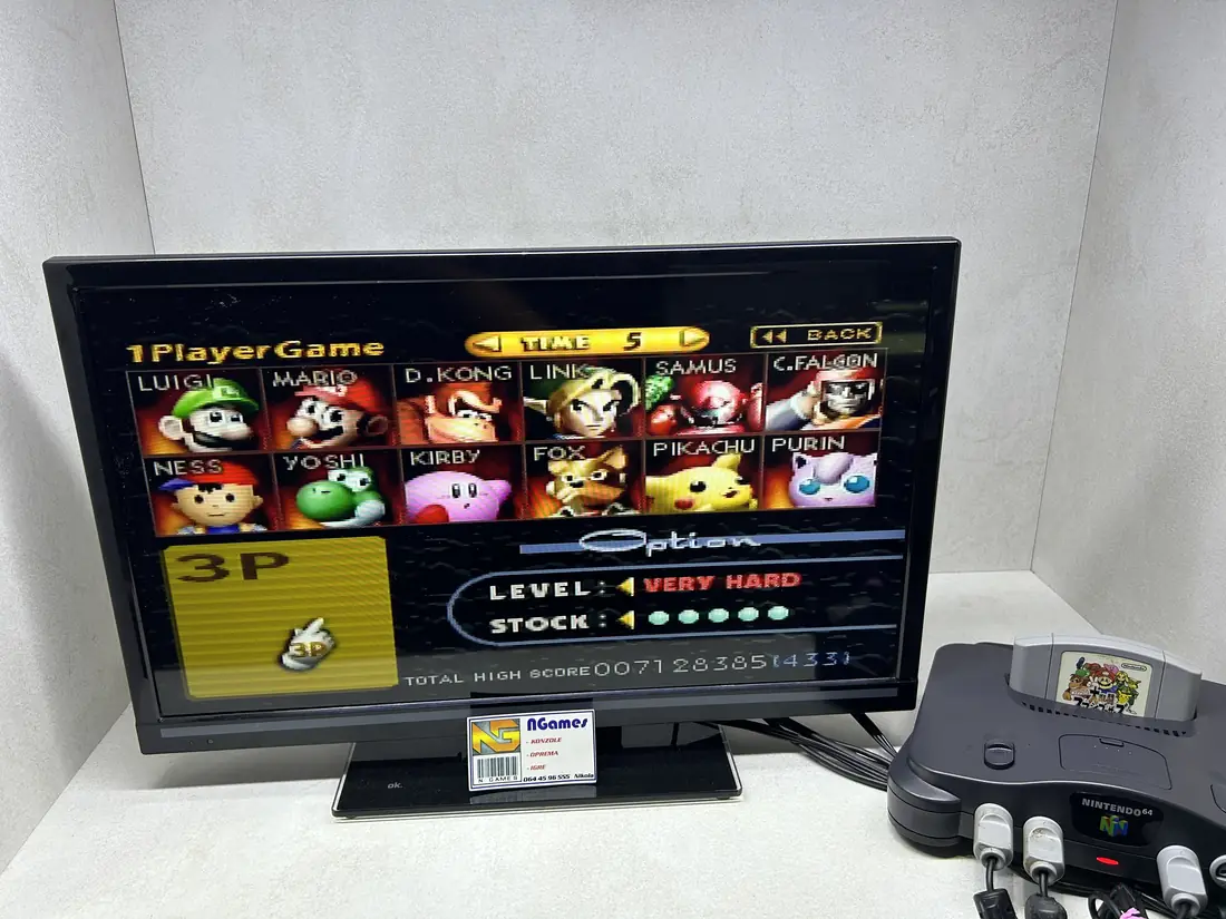 Super Smash Bros - N64 / Nintendo 64 igra