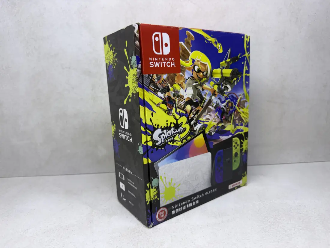 Nintendo Switch OLED > 576gb / 60-100 igara / SPLATOON 3 / NOVO