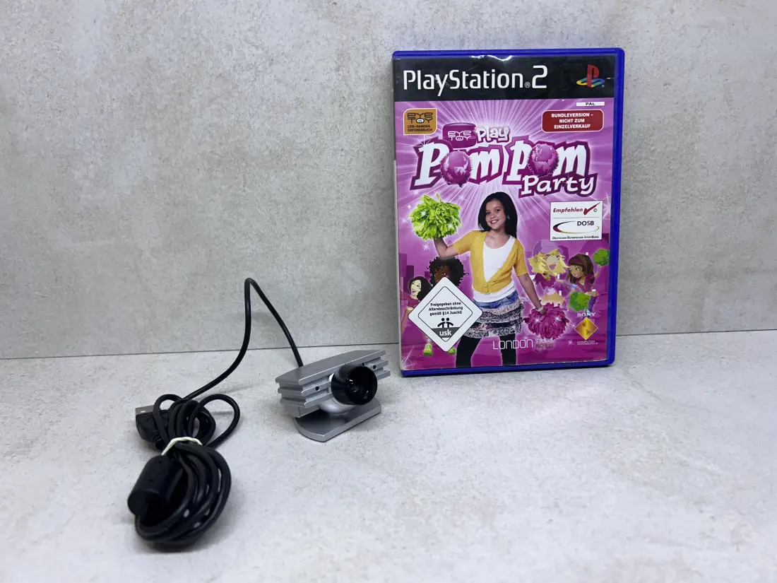 PS2 > Kamera USB EyeToy + igra - EyeToy PLAY PomPom PARTY