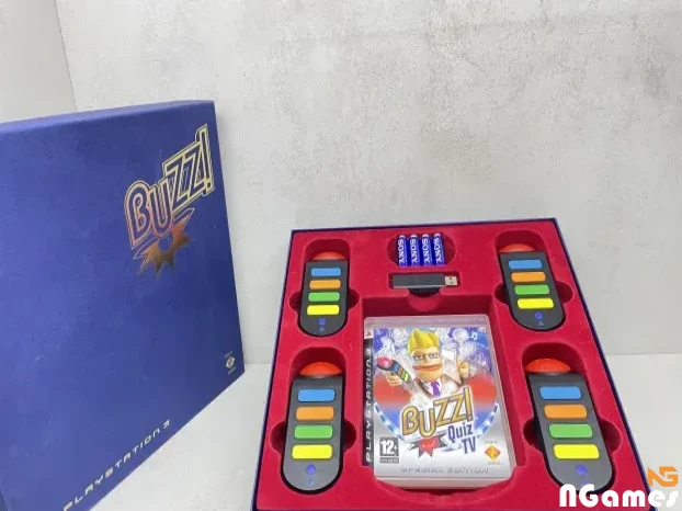 PS3 i PS2 > Wireless Buzz! 4x Bezicna + Quiz TV / Special Ed