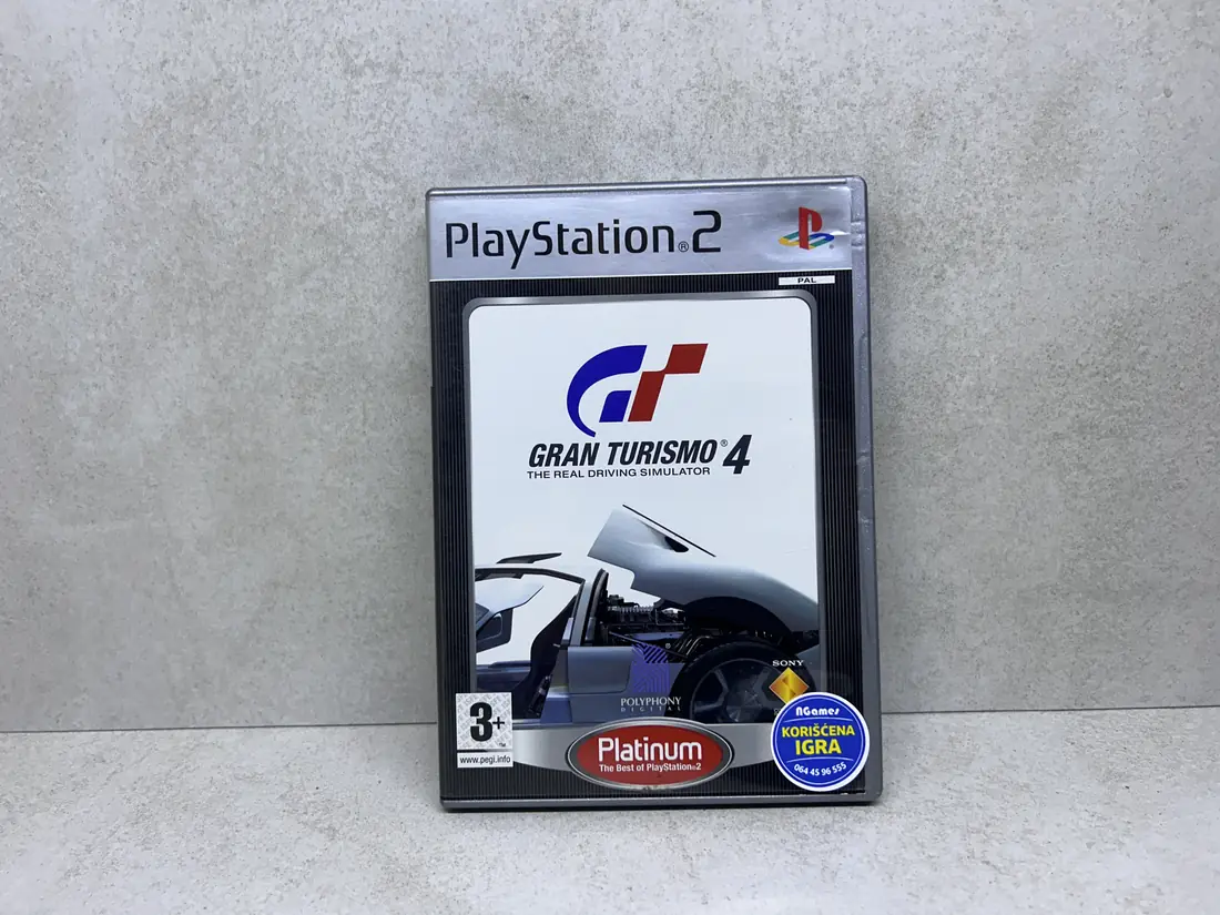 Gran Turismo 4 PLATINUM - PS2 igra