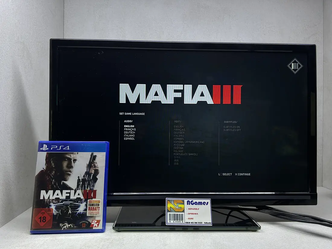 Mafia 3 + MAPA - PS4 igra