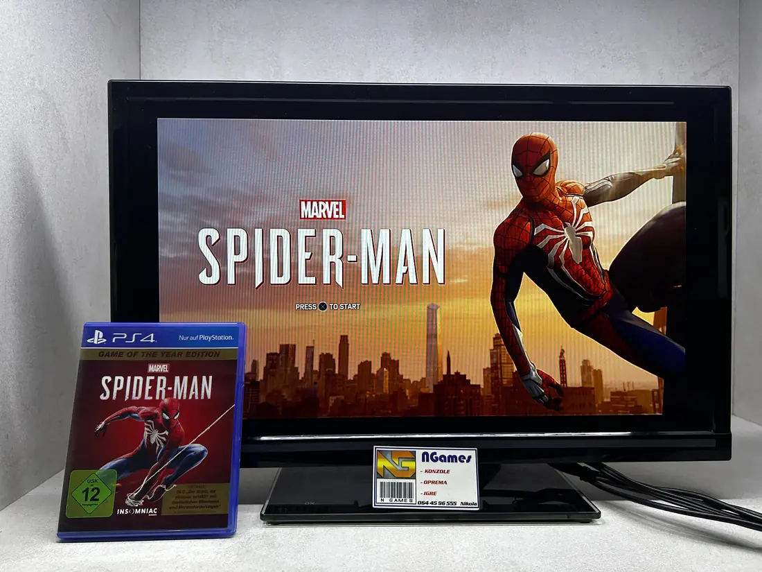Marvel Spiderman (Spider-Man) GOTY - PS4 igra
