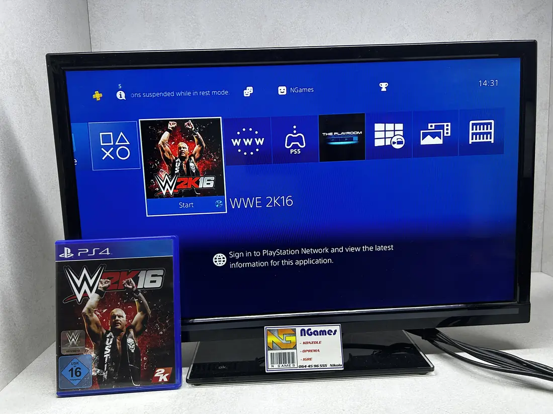 WWE 2k16 - PS4 igra