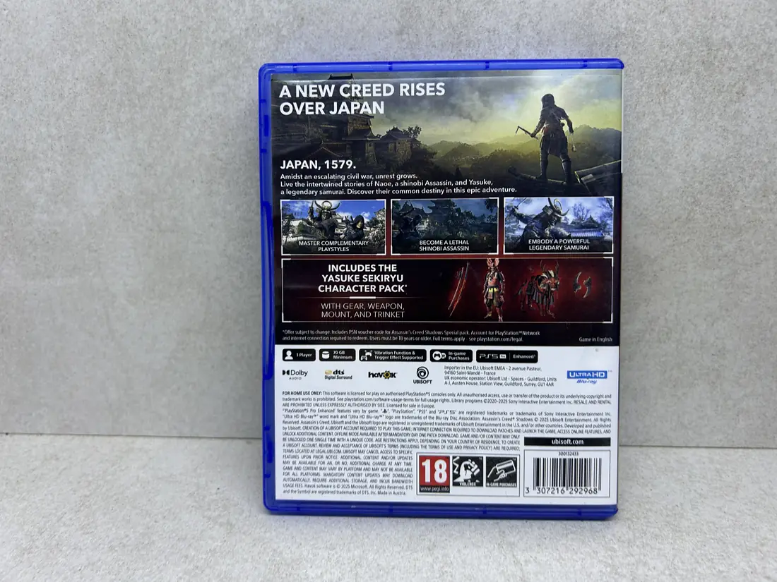 Assasins Creed Shadows SPECIAL Edition - PS5 igra