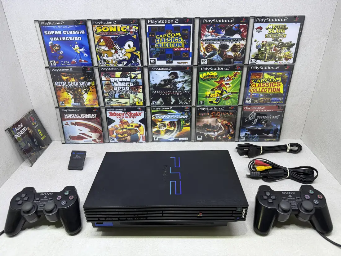 PS2 > 16 CD / 100 igara / PES + Crash ...