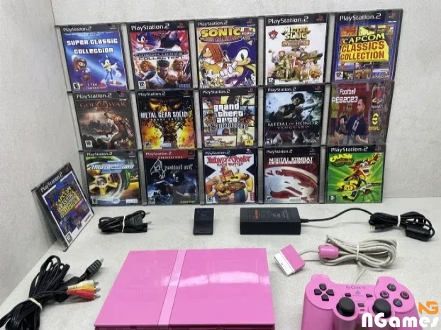 PS2 Slim Pink