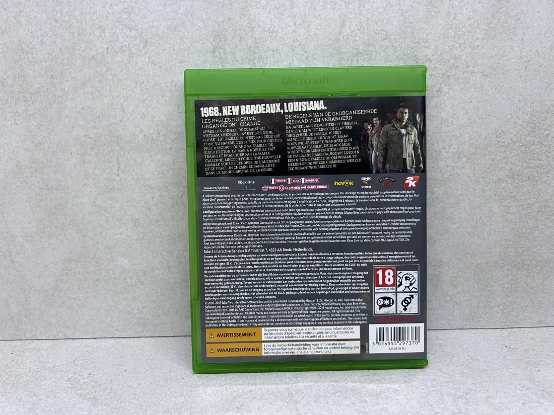 Mafia 3 + MAPA (III)- XBOX One igra